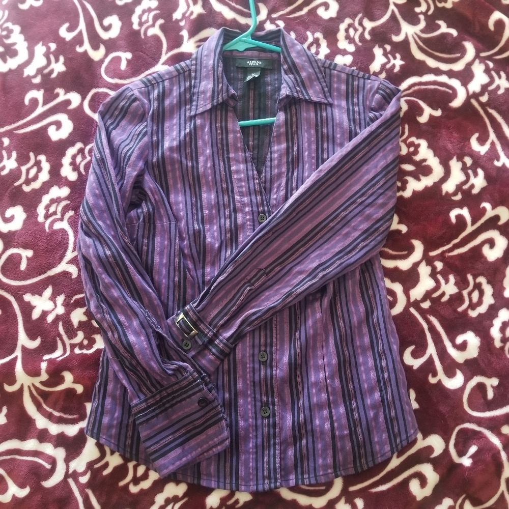 ALFANI Petite Button down